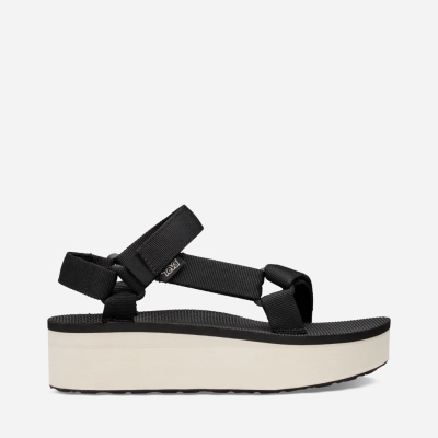 Dámské Sandály Teva Flatform Universal Černé / Béžový - CZ393696